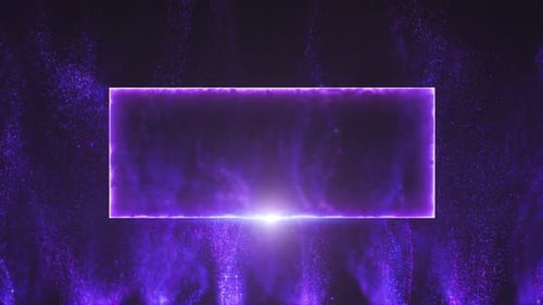 Violetter Partikelrahmen