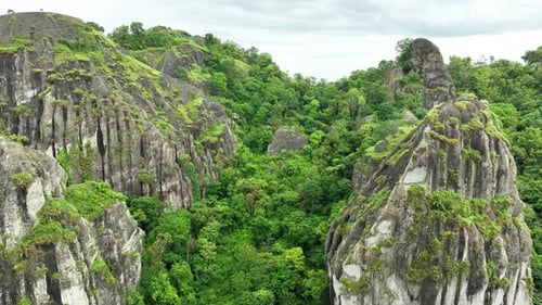 Nglanggeran Ancient Volcano, Indonesia.