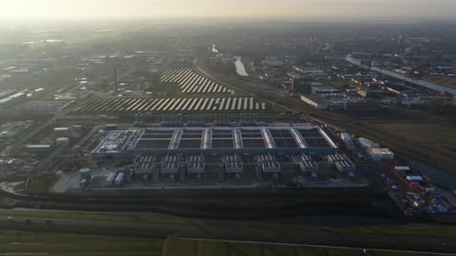 Large Scale Data Center Winschoten Aerial
