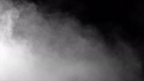 Dramatic Realistic White Smoke Fog Reveal Transition