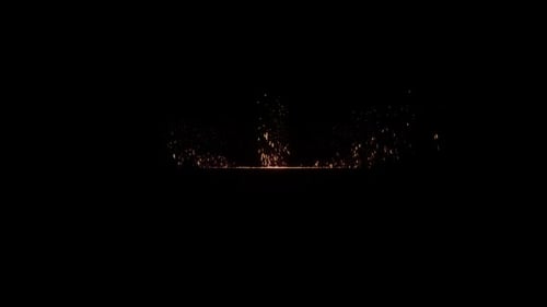 Abstract Glowing Particle Burst Reveal Animation