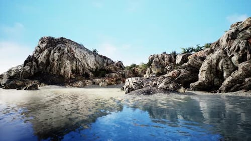 Paisaje y costas rocosas del Mediterráneo