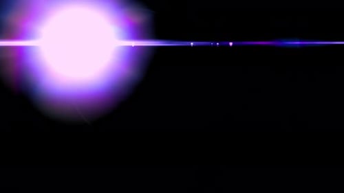 Dynamic Colorful Lens Flares Transition