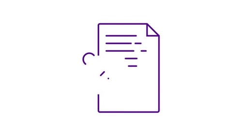 Animated Contract icon