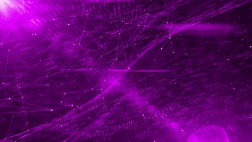 Technology Plexus Network Background Purple V5