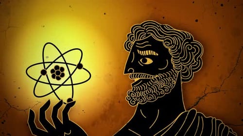 greek philosopher discovering the theory of the atom