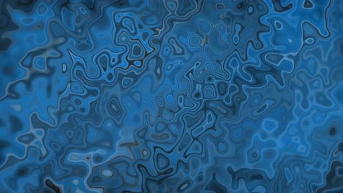 Abstract Blue Fluid Psychedelic Seamless Loop Background