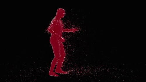 08 Character Dancing Chocolate Splash HD
