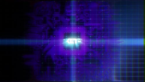 Ai Marketplaces On Abstract Line Digital Technology Background