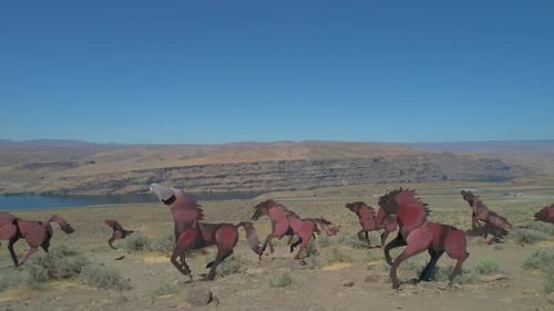 Wild Horses Monument, Columbia River Gorge, Washington