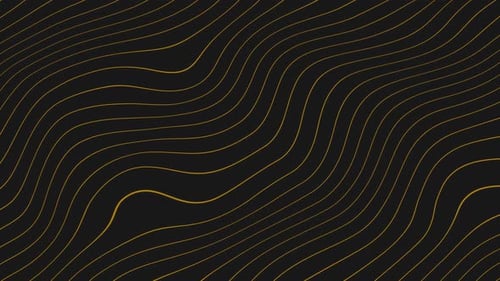 Abstract Flowing Wavy Lines Minimal Background