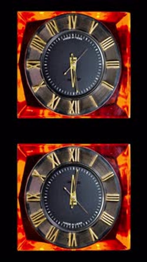 Analoge Zeitschaltuhr in vertikaler Position