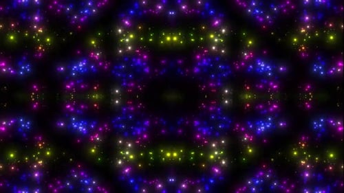 Dynamische und lebendige abstrakte Lichtpartikel sorgen für ein faszinierendes Display