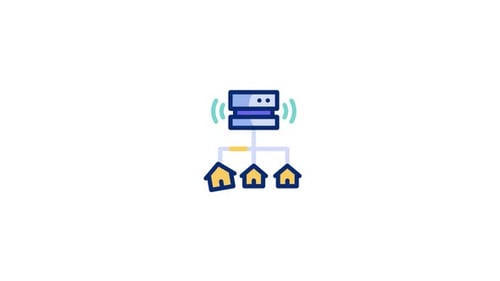 Animiertes Serversymbol