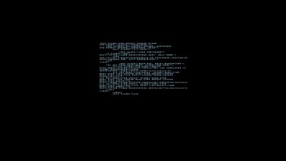 Interface Collection: Animation of long code being printed on screen ...