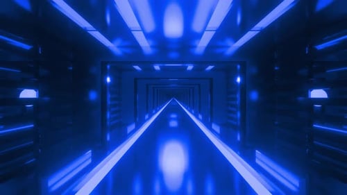 Abstrakte Cybertunnelbewegung