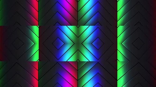 4 K Glossy Metal Arrows Pattern