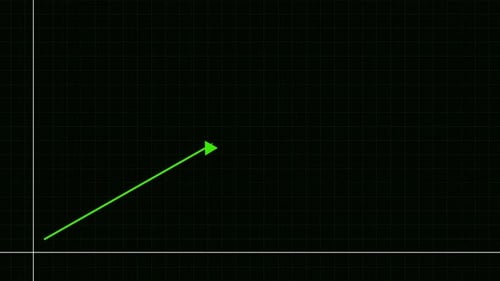 Ein Geschäftsdiagramm mit einer Linie, die nach oben geht
