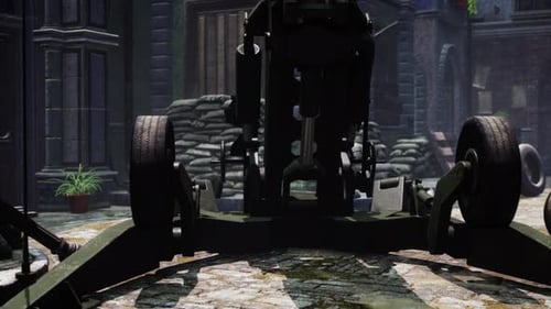 Cannon Gun in the City