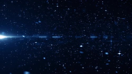 Blue Celestial Highway Particles