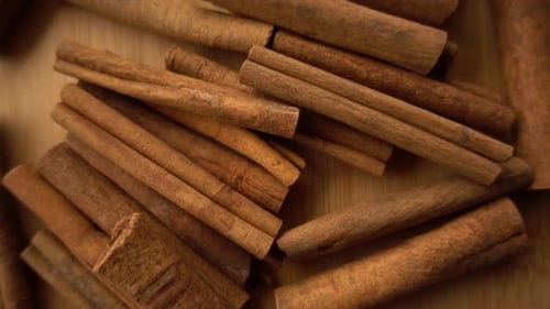 Cinnamon Sticks As a Background Cinnamon Closeup Spices with Cinnamon