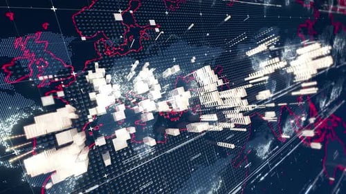 Hintergrund der digitalen Welt