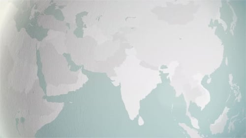 Animated Map Zoom Reveal for Jordan in Clean Style