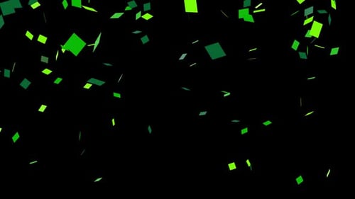 Revestimiento de confeti verde para el Día de San Patricio