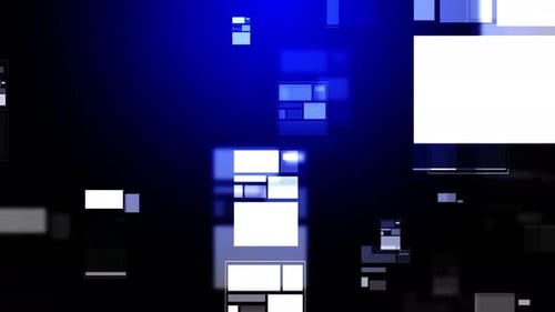 Technology Blue Background Loop