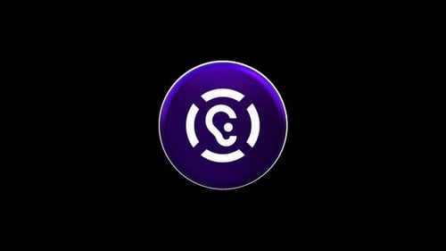 Animated 3D Ear Icon for Audio and Technology Concepts