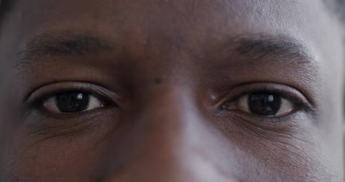 Extreme Close Up of Human Eyes