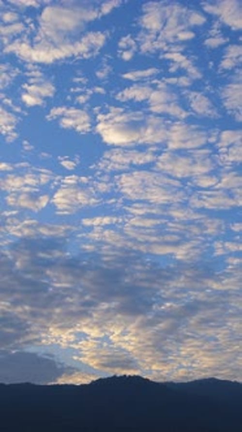 Golden Hour Sunset with Clouds Time Lapse