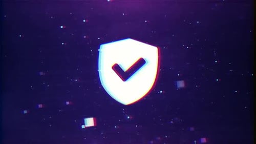 Secure Icon On Circuit Tech Background