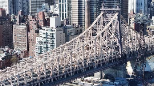 Queensboro Bridge At Manhattan In New York United States.