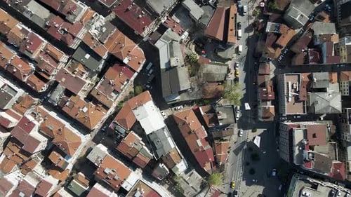 Aerial view of Istanbul downtown, Turkey.