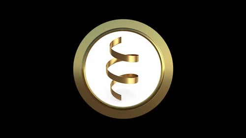 Gold 3d Confetti