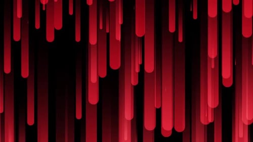 Abstract red falling lines