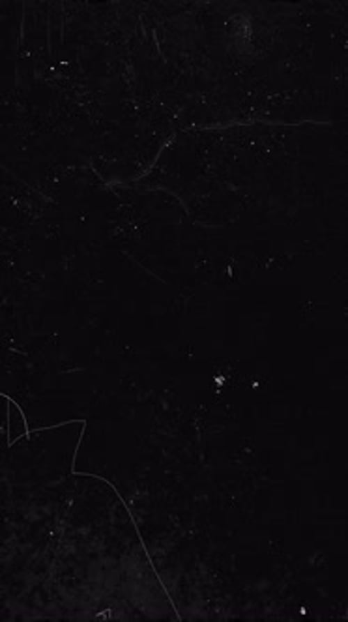 Vertical Retro VHS Glitch Texture with Grunge Dust and Grain