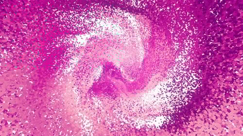 Abstract Swirling Pink and Purple Particles Vortex Background