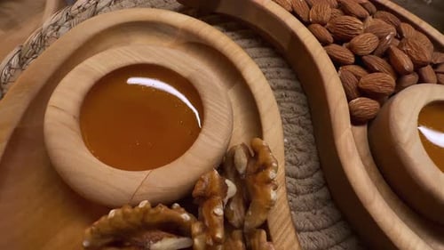 Mix of Nuts in a Bowl