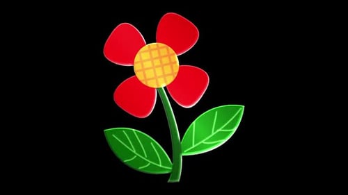 Flowers Clipart 3d Loop