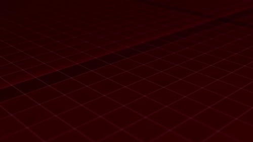 Hologram Red Tech Grid Looped Video