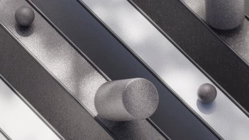 Looping Cilynder 3D Satisfying Animation