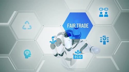 Fair Trade touch screen animation