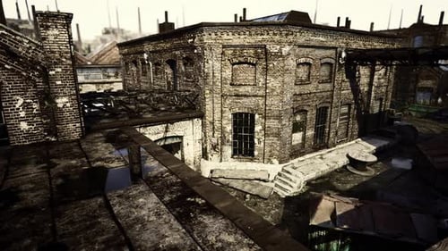 Old Brewery Brick Factory Buildings