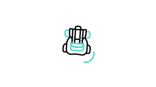 Touristbackpack Animated Icon