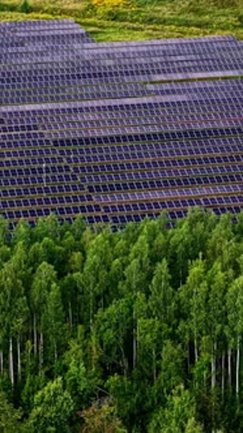 Solar panels.