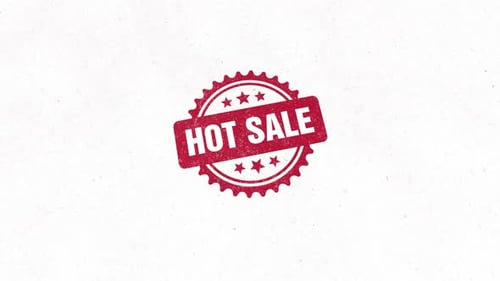 Animated Hot Sale Rubber Stamp Reveal