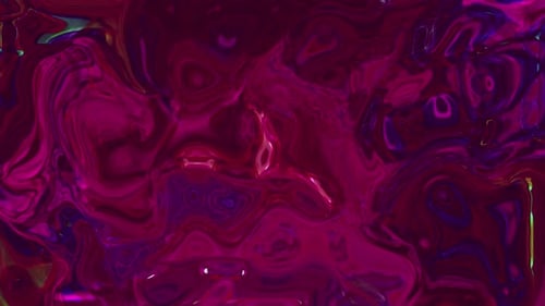 Abstract Fluid Magenta and Purple Liquid Swirl Animation