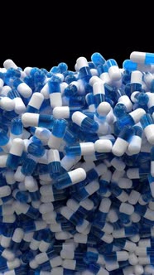 Capsule Transition on Alpha – Seamless Loop